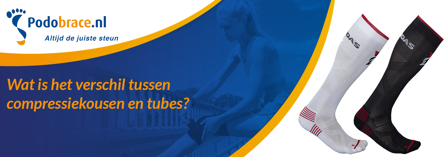 Wat is het verschil compressiekousen en tubes? | Podobrace.nl